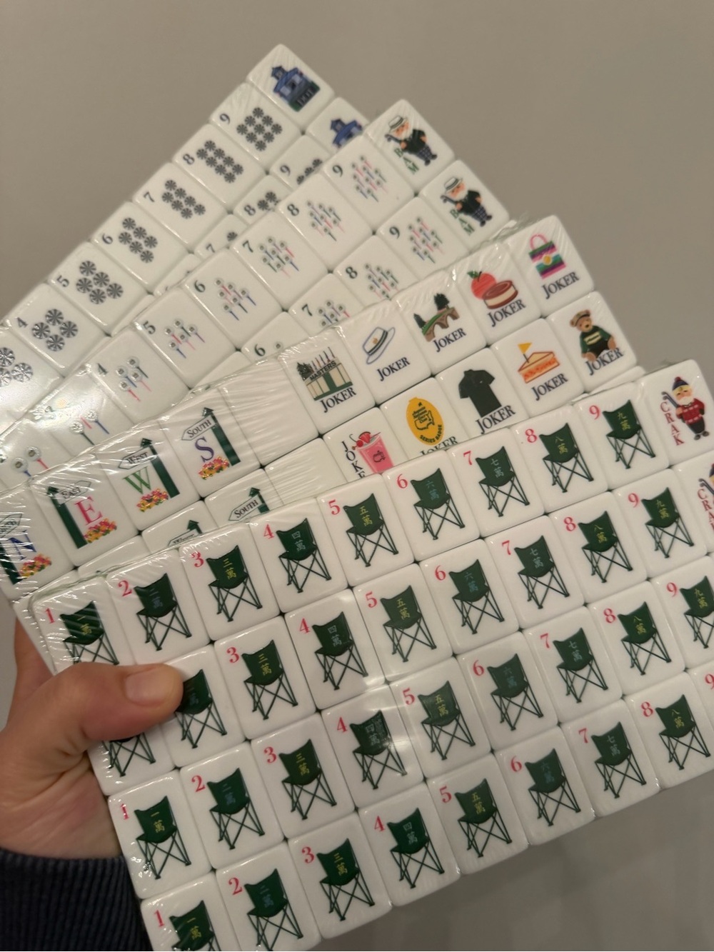 Mahjong Tile Set - Brand new Masters themed
